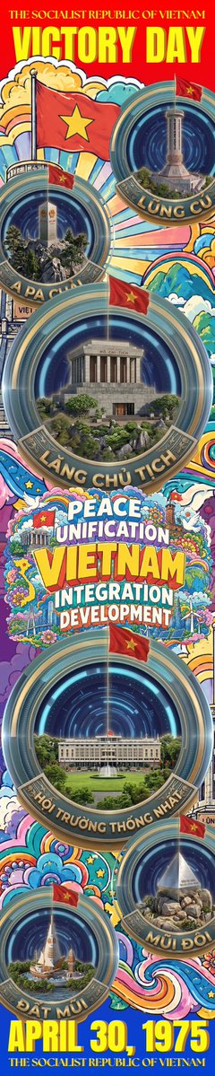 justtodo18's tweet image. Forged in the glorious triumph of April 30, 1975, 🇻🇳 dragon rises from the ashes. Rooted in sacred soil, parting the seas of global integration&amp;amp; soaring into boundless skies of prosperity, it charts a sustainable future-brilliantly illuminating the indomitable spirit of #Vietnam.
