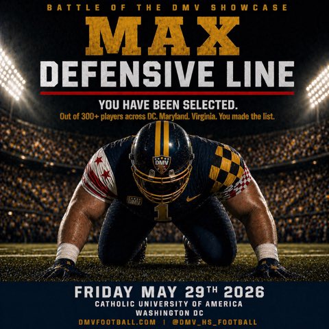 MReinard7's tweet image. Proud to be invited to the 2026 DMV Elite Showcaseat the Catholic University of America 

CO’28 DE/LB 
6’1 205lbs 
32” Arms 77” Wingspan 
3.8 GPA 

Relentless and High Motor 

#co2028 #dmvfootball #football #recruit @CoachHerup @JohnMorgan6__ @BceDelo @_RomeHEEM @CoachVaughn_dc