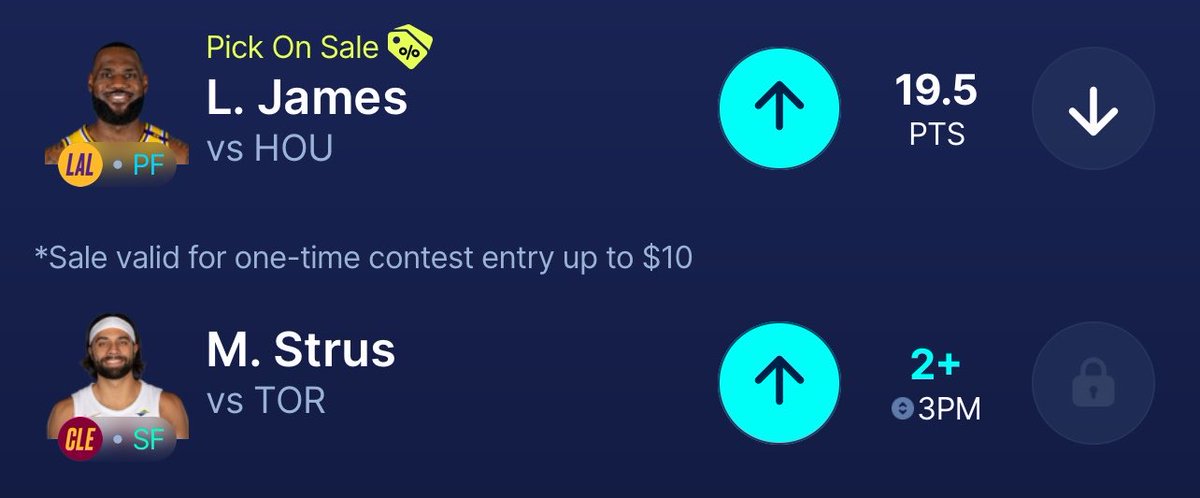 JayNukesBack's tweet image. Lunch Money to ONE like if we SMACK!

Here’s My Sleeper Entry of The Day! ☢️

FREE $20 — No Deposit Required!

Plus, first-time users also receive a 100% deposit match up to $100 ⬇️
Sleeper.com/promo/JAYNUKES

#NBA #Lakers #Cavs