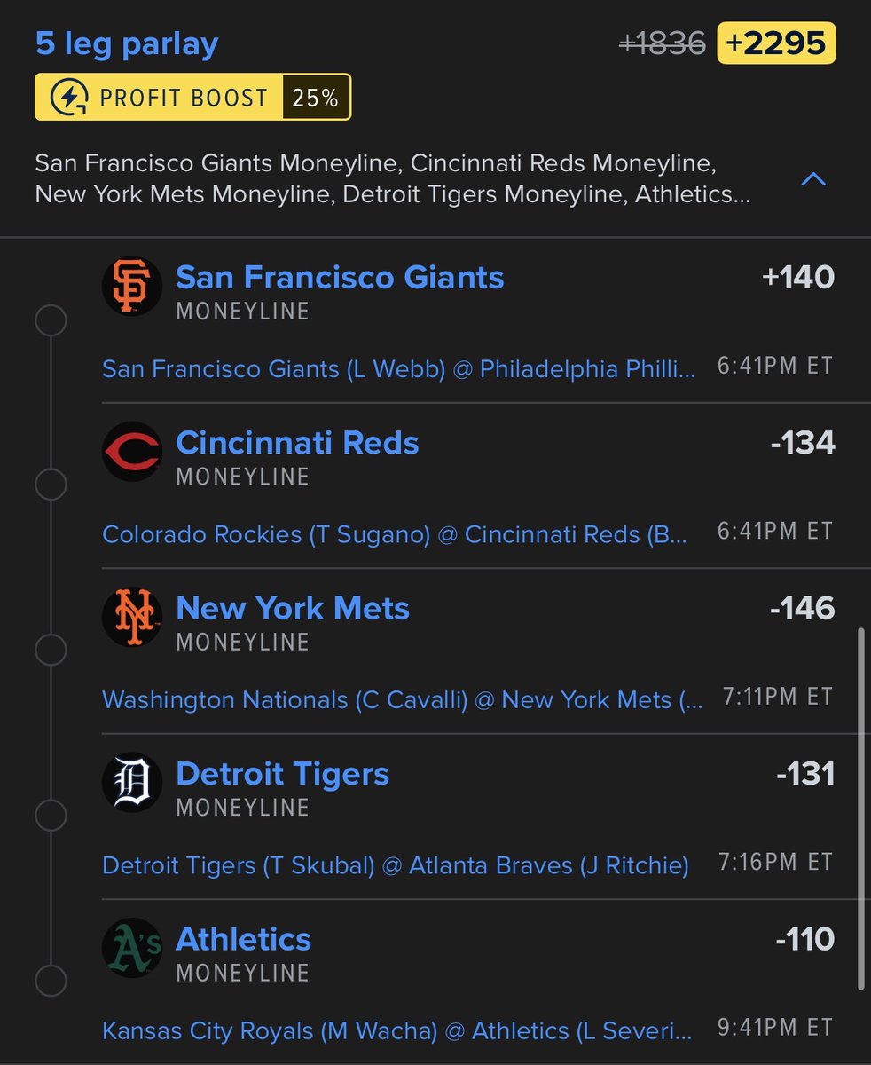 MILLERJAY24's tweet image. MLB ML Lotto

Good Luck If Tailing🍀

t.me/+vwcUSam8kHs0N…

#Gambling𝕏 #Fanduelparlays #MLB