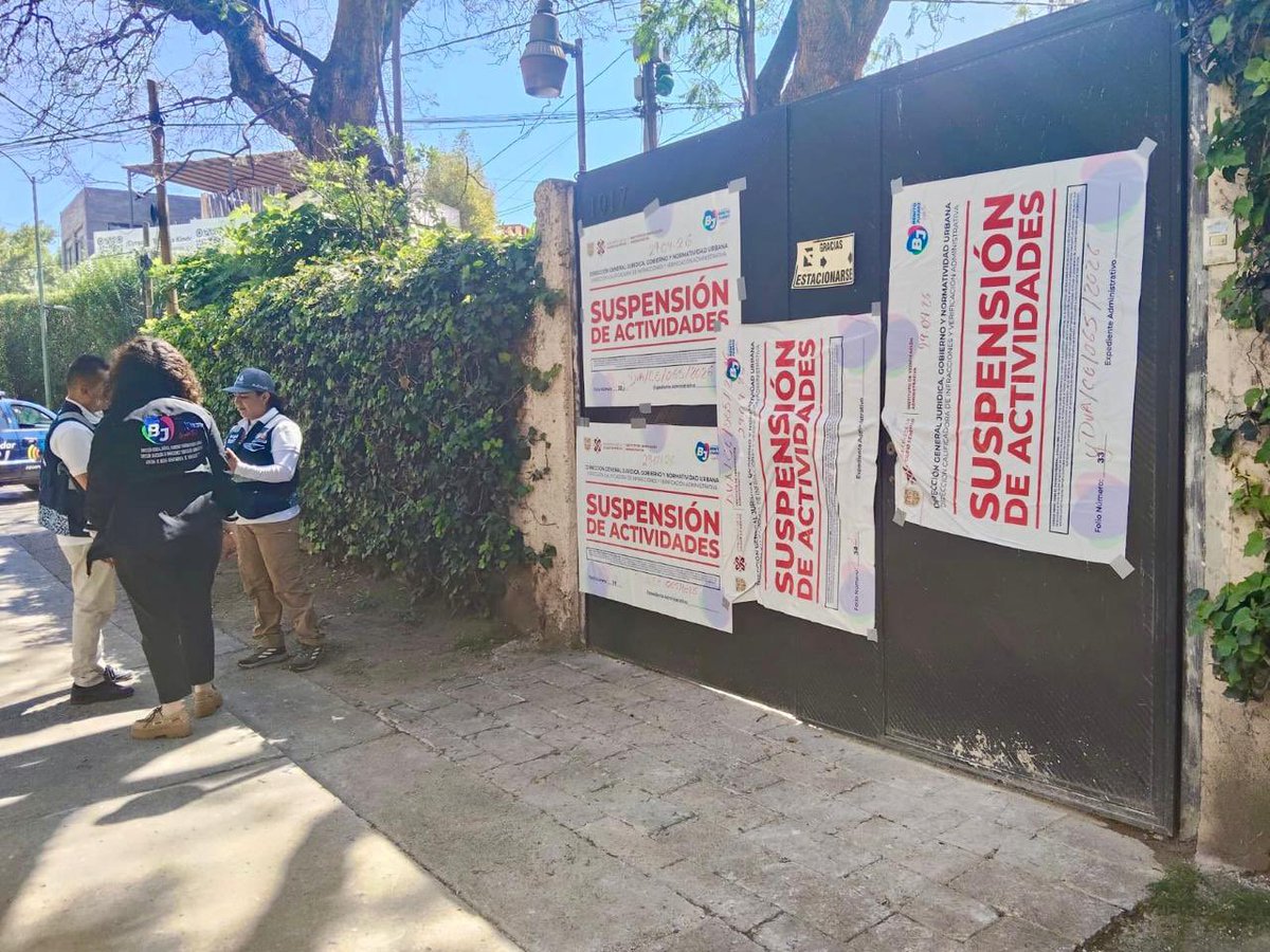 BJAlcaldia's tweet image. Alcaldía Benito Juárez suspende obra irregular y presenta ante el Ministerio Público a 18 personas.
#FichaInformativa:
🔗 bit.ly/4eepIxB