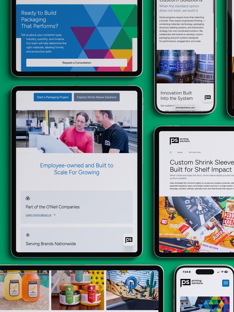 rule29's tweet image. The new Printing Solutions site is live.
 printingsolutions.com
Built by our team as part of the O’Neil platform.
Rooted in history. Designed for what’s next.

Clear story. Better experience. Stronger system.
Take a look 👇

#MakingCreativeMatter #Print #Brand @ONeilPrinting