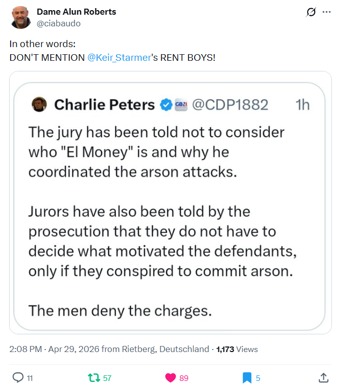 GoogleExpertUK's tweet image. In other words: DON'T MENTION @Keir_Starmer's RENT BOYS!
- @ciabaudo 🖋️
x.com/UnityNewsNet/s…
#socent🎙️#media