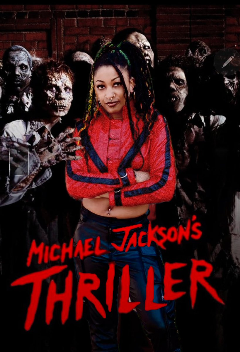 key2ursole's tweet image. I'm gonna thrill ya tonighttttt" 💀👹

Look #3 for the #MichaelMovie 🥰🖤
 
Watching it in IMAX this time. I'm super excited !!! 

#MichaelJackson