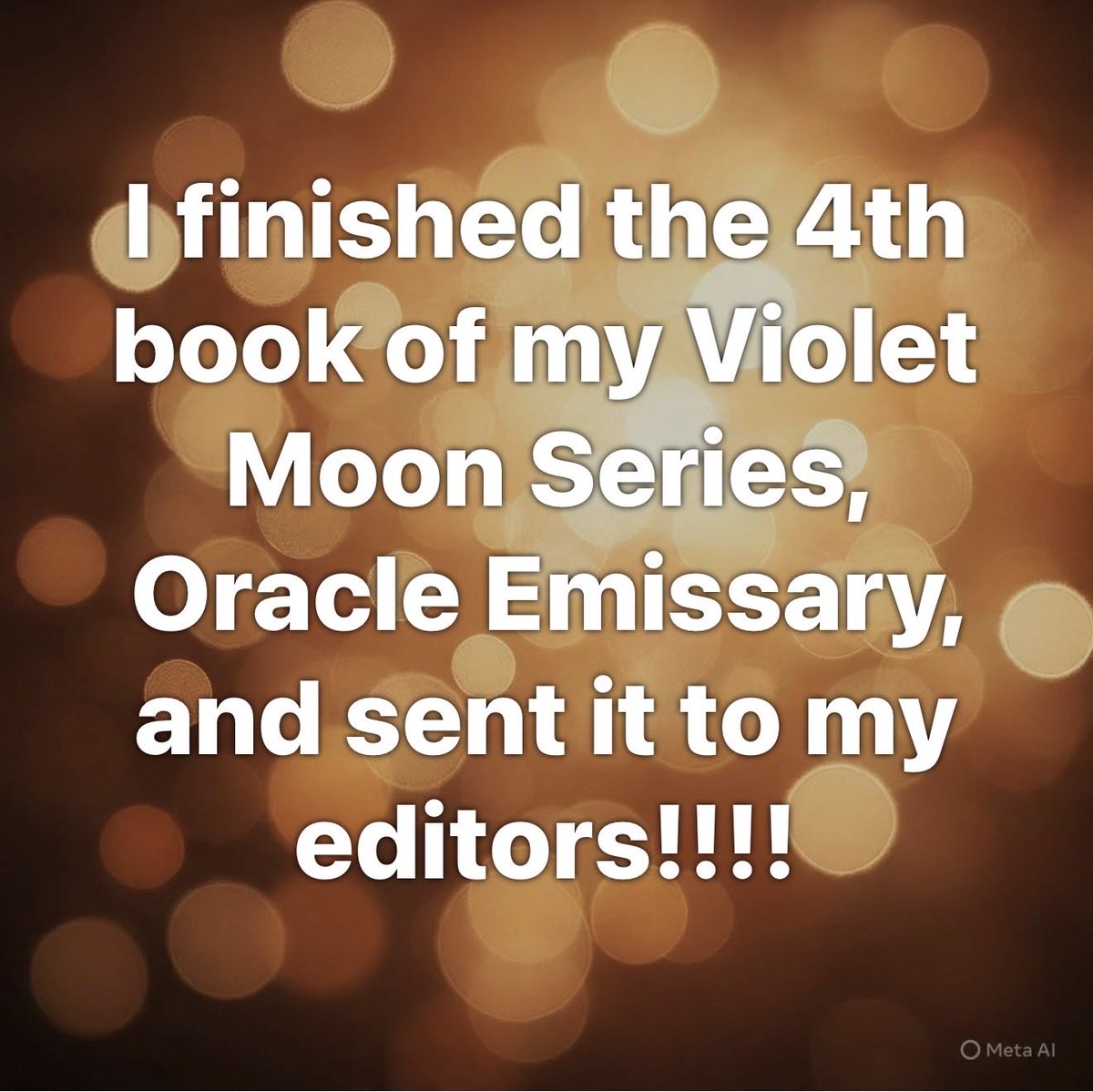 alisahopewagner's tweet image. This just happened today!!! #writer #violetmoonseries #fantasyfiction #epicfiction
