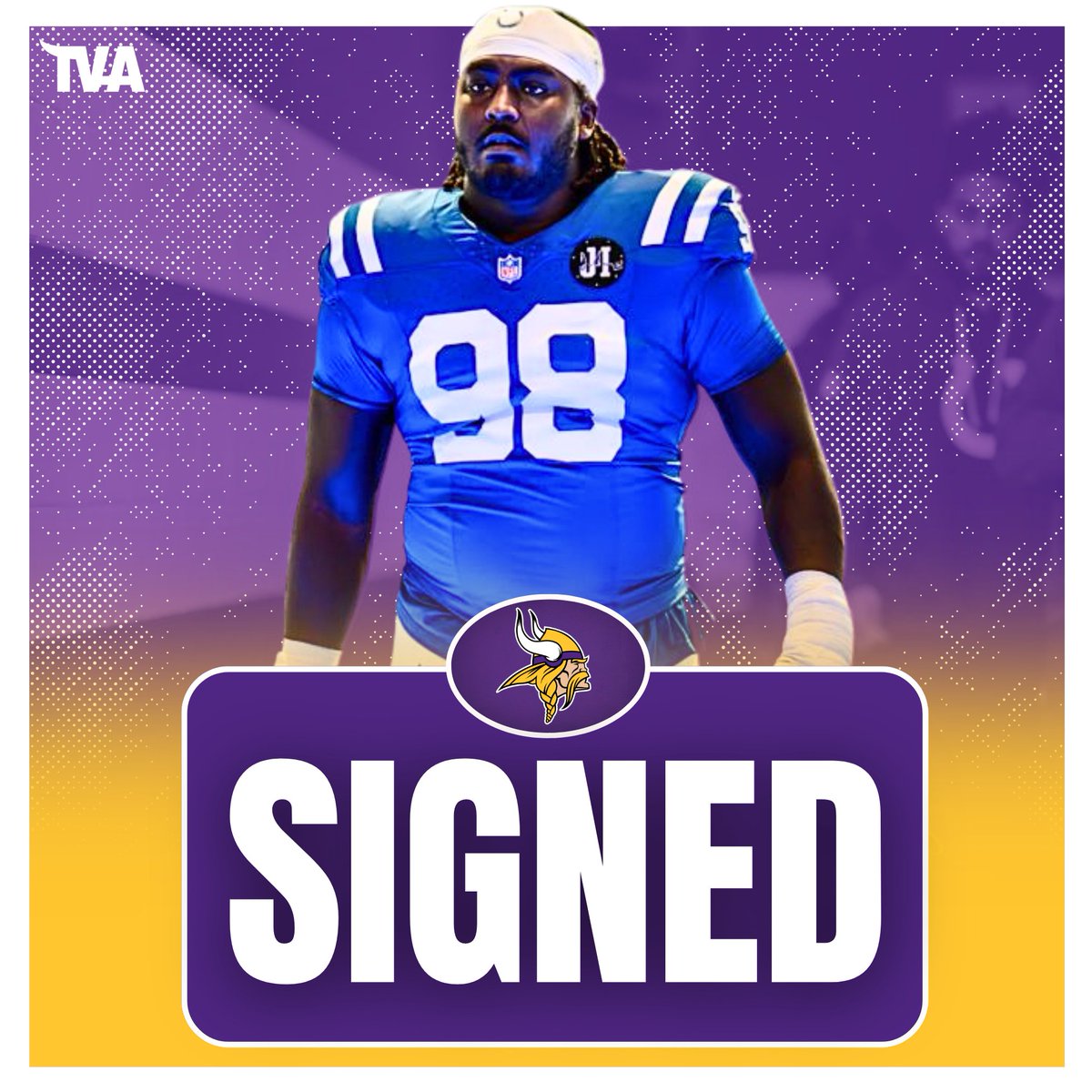 TheVikingAge's tweet image. The #Vikings have signed free-agent DL Eric Johnson II ✍️