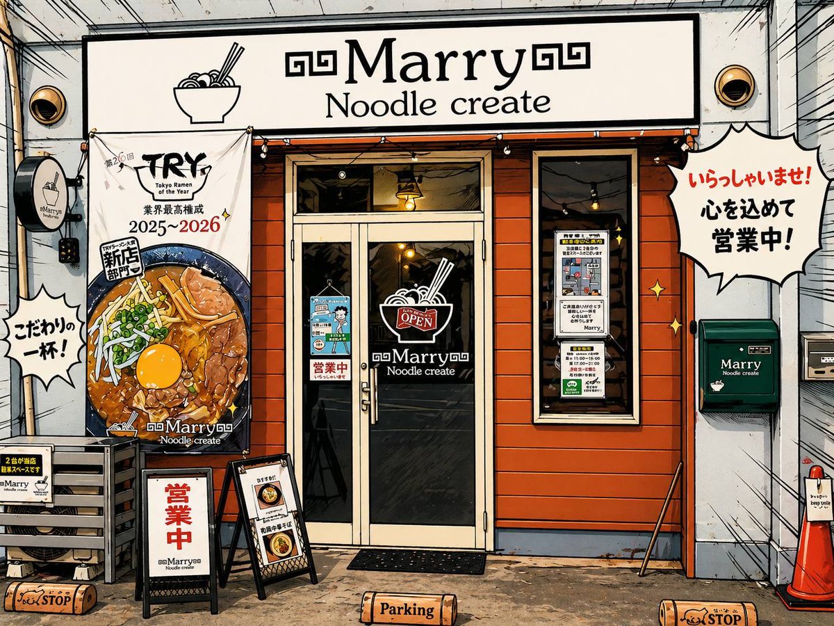 Noodle create Marry tweet media
