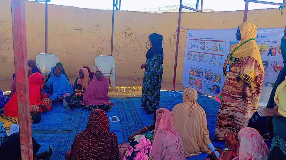 ong_adesa77234's tweet image. À Dileram, PRECAN réunit 22 femmes : sensibilisation VBG, hygiène vitale, groupes de parole thérapeutiques et témoignages d'impact pour bâtir résilience et dignité. #PRECAN #ADESA #Dileram #VBG #Protection #Hygiène #SantéMaternelle #GroupeDeParole #RésilienceCommunautaire #FHRAOC
