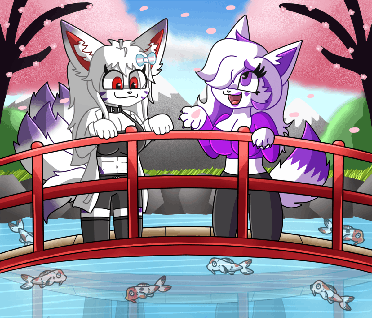 cute husky wanted to show some koi fish 
husky is: <a href="/Shy_Nina_/">Shy_Nina</a>