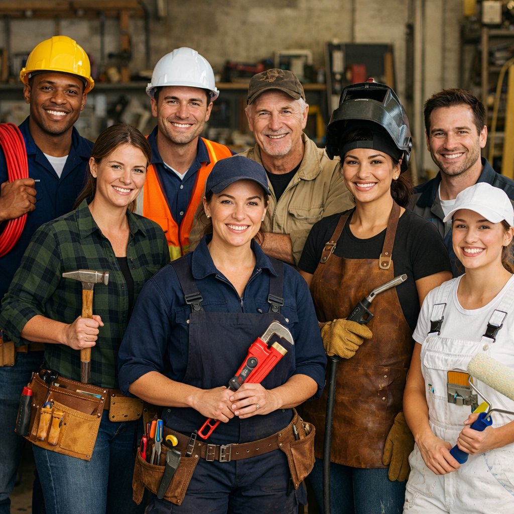 ISU_WFT's tweet photo. Workforce Wednesday: Skilled trades are critical to data center growth. Electricians, plumbers, and carpenters are in high demand with strong earning potential.

Read this Fortune article for more: https://t.co/EZk6Ekzwi3
Image description: tradespeople with tools and equipment. https://t.co/mCpjCjt4WW