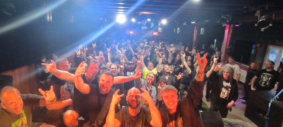 sanatoriumband's tweet image. Fischamend was unreal! 🔥 Definitely the best show in a long time with the best fans anyone could ask for. Huge thanks for the insane energy and all your support. We’ll be back for sure! 🤘
#metal #deathmetal #deathcore #metalhead #live #stagedive #moschpit