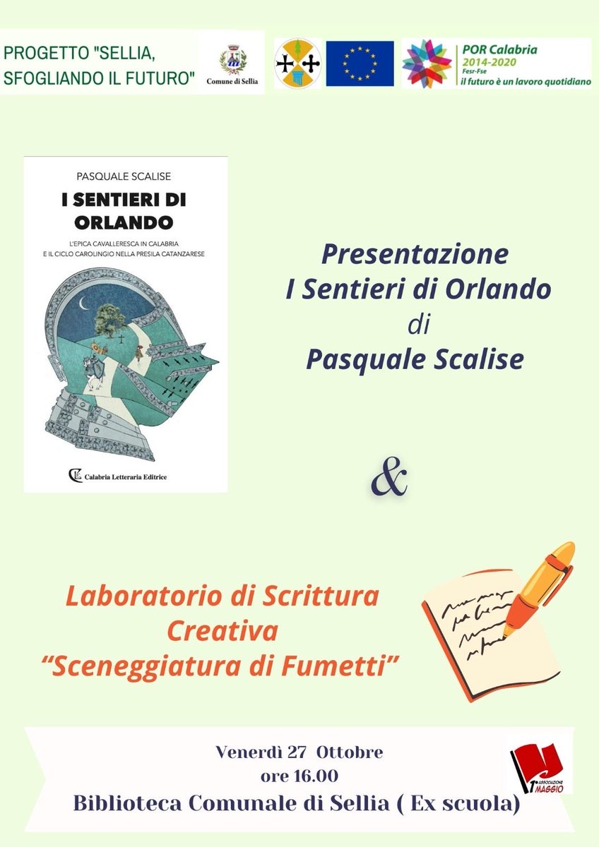 CalaCalabria's tweet photo. Laboratorio di Scrittura Creativa.

A cura di Pasquale Scalise https://t.co/jMp1KWK63k