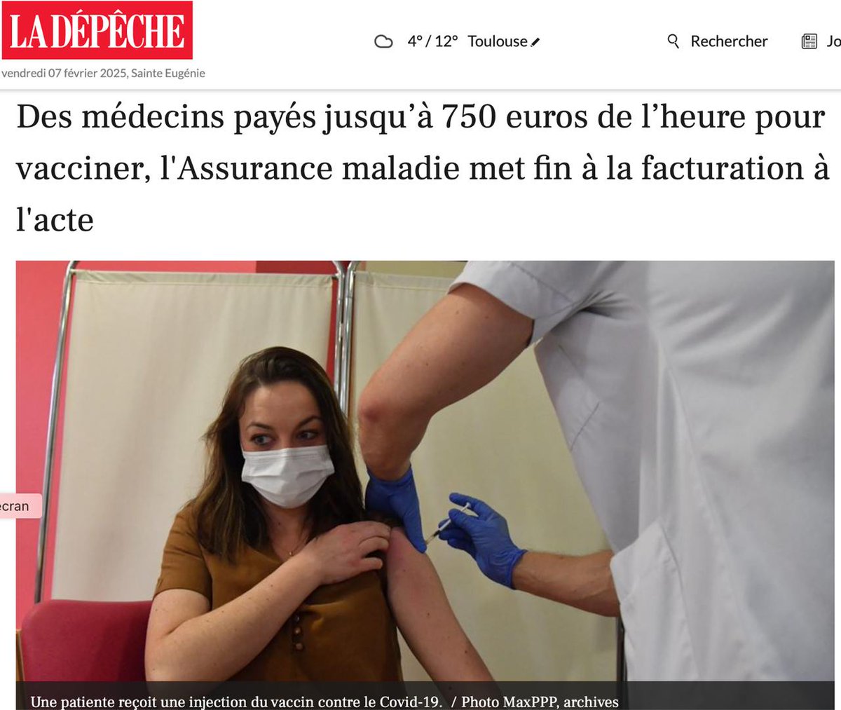 laurenceputih's tweet image. Un #Vaccin qui rapporte autant aux #médecins pose question !!!
La défiance vient du fait des docteurs TV qui ont méprisé, insulté et raconté des MENSONGES 
#Covid19 
Quelle raison scientifique pour ce #Pognondedingue ?

#Hdpros #GGRMC #DirectAN