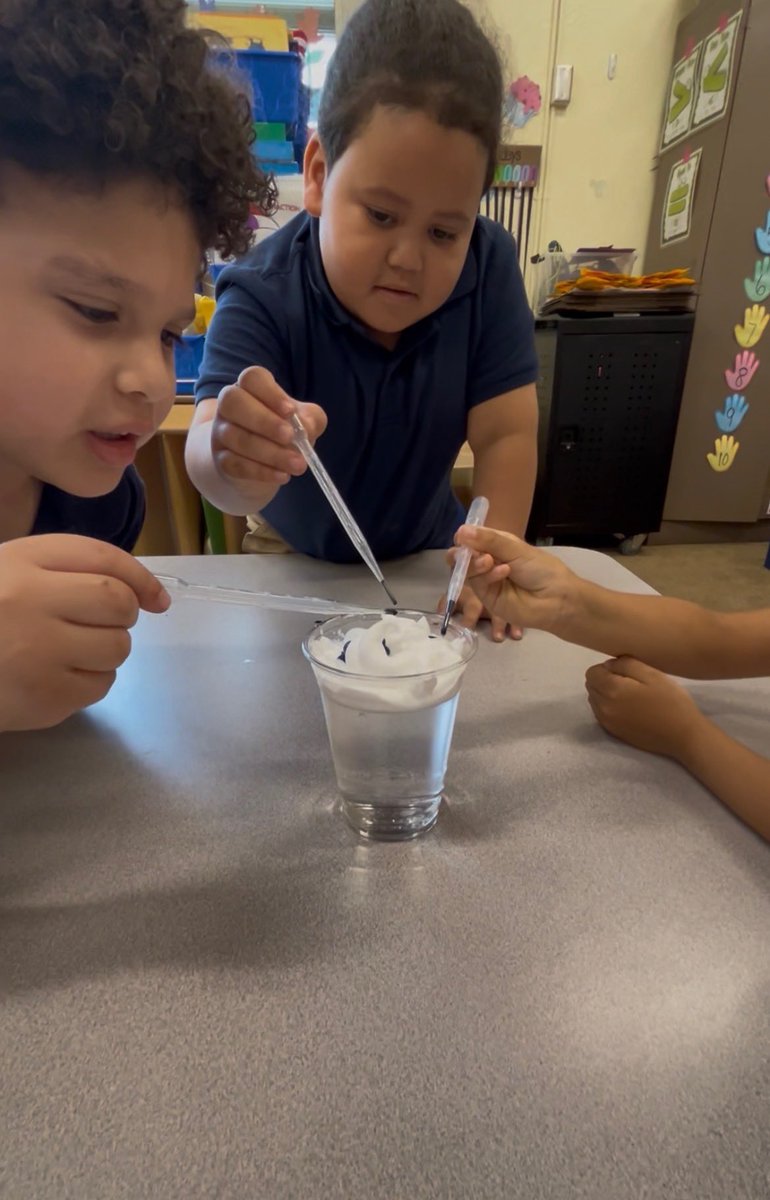 MrsUsKinderCrew's tweet photo. Meteorologists in the making 🌧️ https://t.co/2NVXpVlOL9