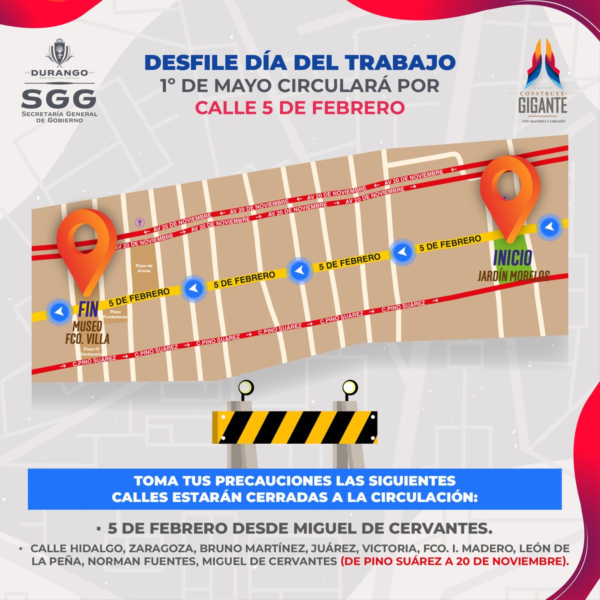 Secretaría General de Gobierno del Estado Durango tweet media