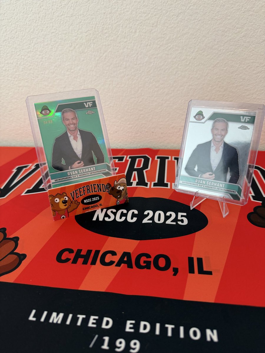 thekoalacowboy's tweet image. I’ve been a huge fan of @RyanSerhant since he released Sell it like Serhant. Watched all of his daily vlogs through covid. Now I’m trying to be the biggest Chrome collector - if you have any cards DM me! @veefriends @garyvee #toppschrome #veefriends