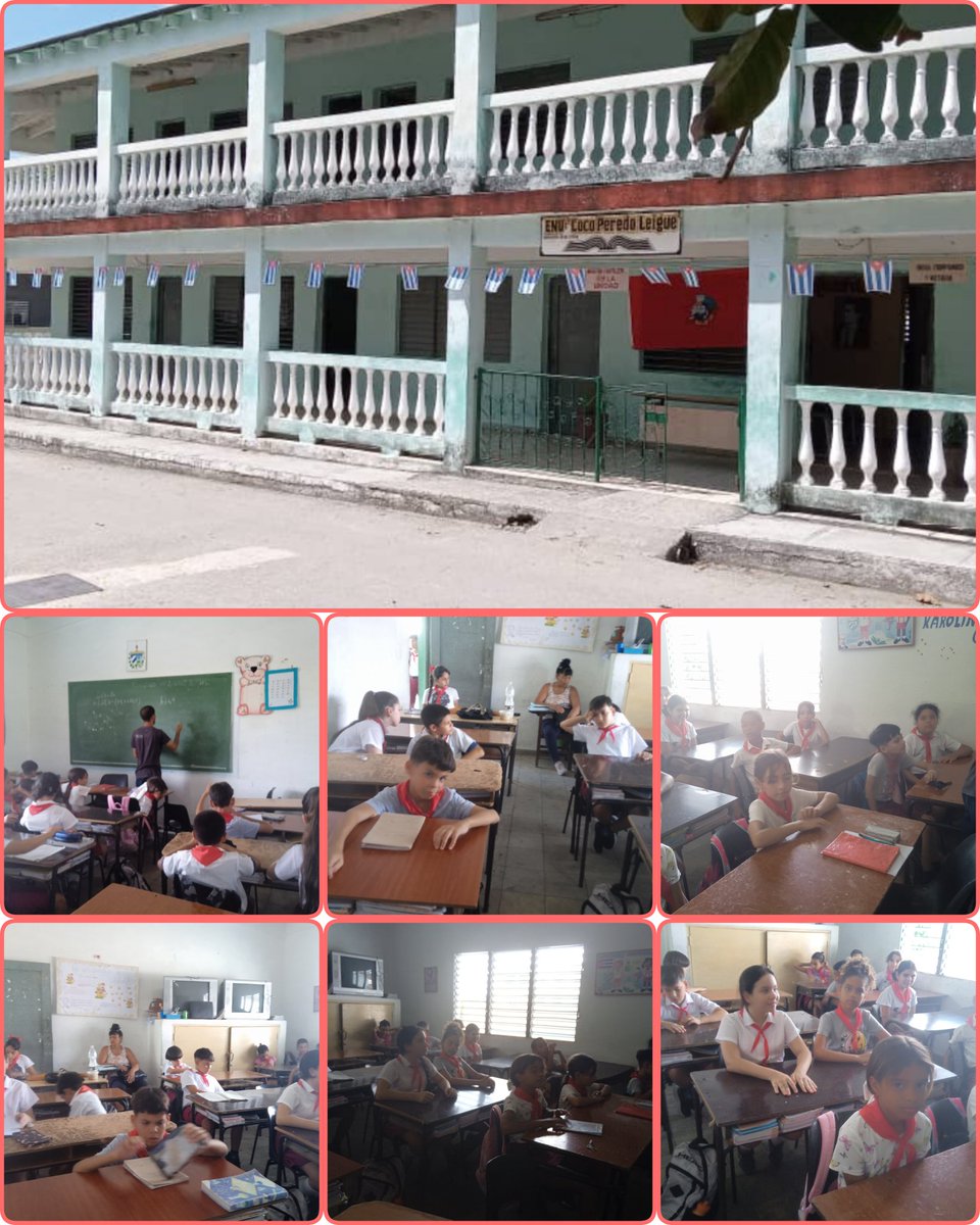 Ahora mismo  en la sesión de la tardes los educandos de la Escuela Primaria Roberto Coco Peredo Leigue de #EducaciónEncrucijada  recibiendo docencia.
#VillaClaraConTodos 
#CubaEstáFirme 
#CubaMined 
#EducaciónCubana 
#LaPatriaSeDefiende