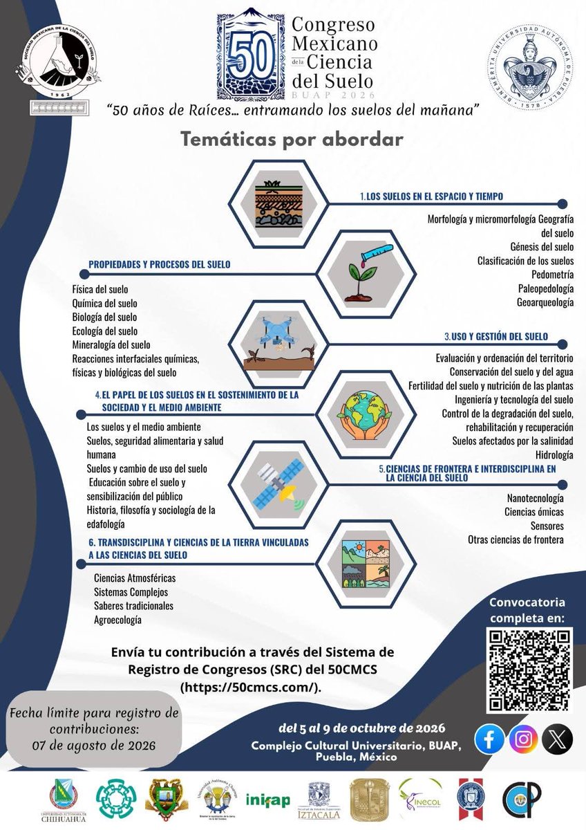 Sociedad Mexicana de la Ciencia del Suelo tweet media
