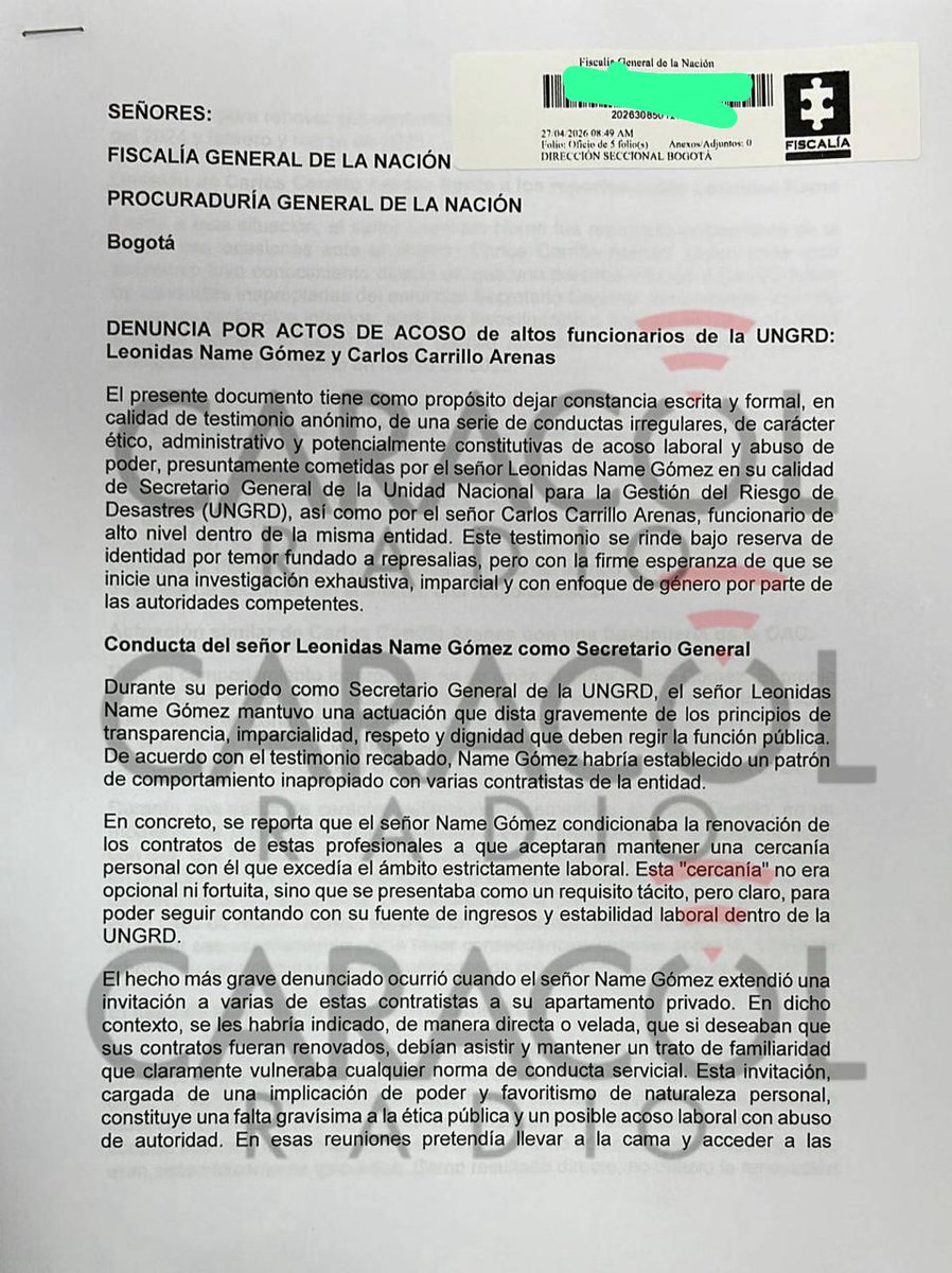 ÚltimaHoraCaracol tweet media