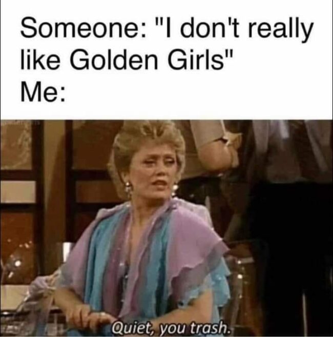 Golden Girls fan account tweet media