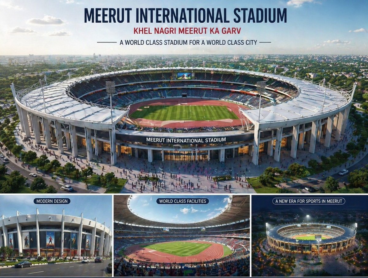 AdnanShamsLive's tweet image. पूरे विश्व में मेरठ खेल नगरी के नाम से प्रसिद्ध है, लेकिन यहां आज तक कोई अंतरराष्ट्रीय स्तर का स्टेडियम नहीं है। मेरठ के खिलाड़ियों और युवाओं के उज्ज्वल भविष्य के लिए मेरठ में एक अंतरराष्ट्रीय स्टेडियम का निर्माण कराया जाए। #Meerut 
@narendramodi
@myogiadityanath 
@arungovil12