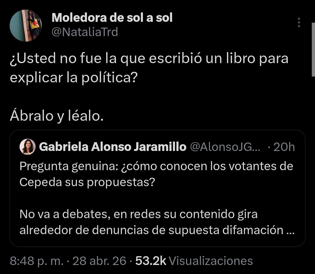 Uribismo Out Of Context tweet media