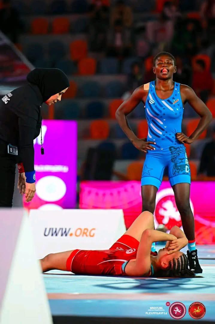 KimKimuntu's tweet photo. #lutte #RDC
🌀BONNE NOUVELLE ! Stephie Ntimba Remporte une médaille d’or aux championnats d’Afrique de lutte à Alexandrie en Égypte, dans la catégorie de -53kg.

C’est la Deuxieme médaille d'or pour la RDC et la quatrième en général .

Bravo Stephie 🎉

#olmas https://t.co/geOFow8Rpk