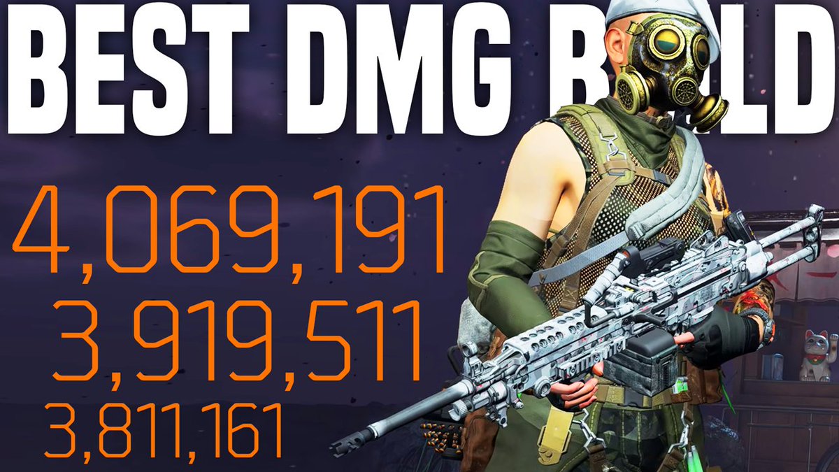 widdz's tweet photo. *NEW VIDEO* My full proto build is up, just gotta max up the augments again but this DMG is INSANE! #TheDivision2
> video in comments https://t.co/Fbm5H3X7xb