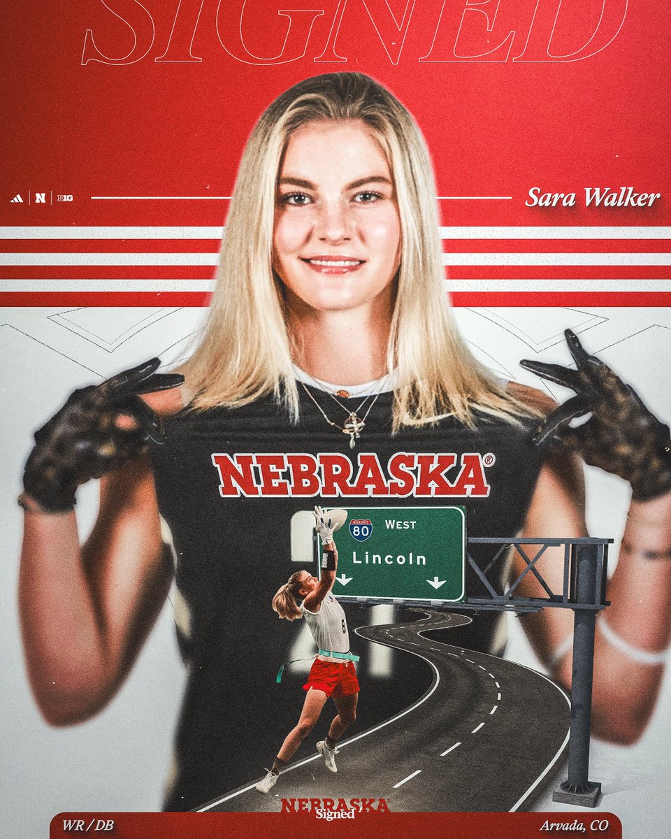 HuskerFlagFB's tweet photo. Joining us in LNK 🌽 https://t.co/LE2v9n0hD2