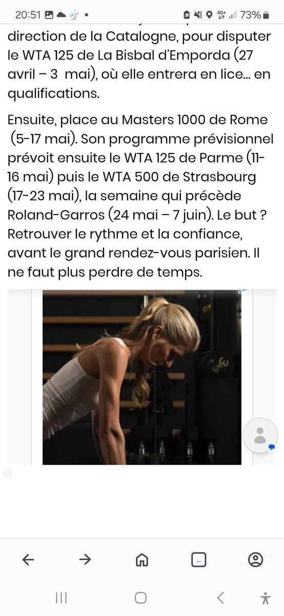 laurence1119436's tweet image. sports.fr/tennis/wta/loi…
#tennis Lois #Boisson jouera ses prochains matchs à #Rome