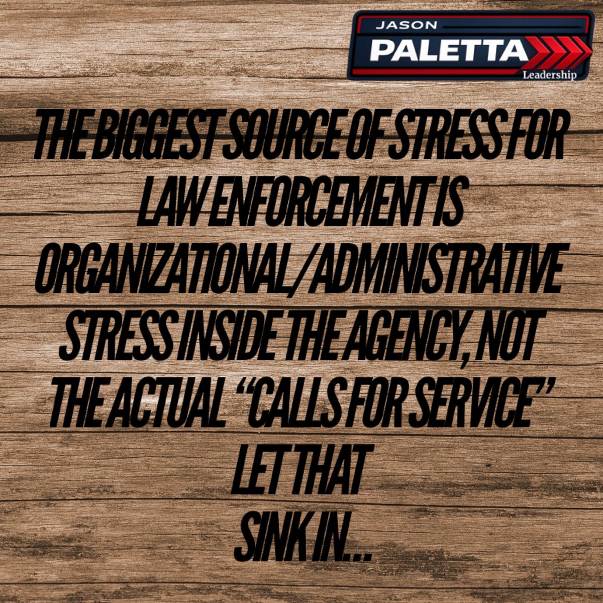 paletta_jason's tweet image. Toxic leadership leads to poor performance and poor employee retention.
#LeadershipMatters #lawenforcement #firstresponder