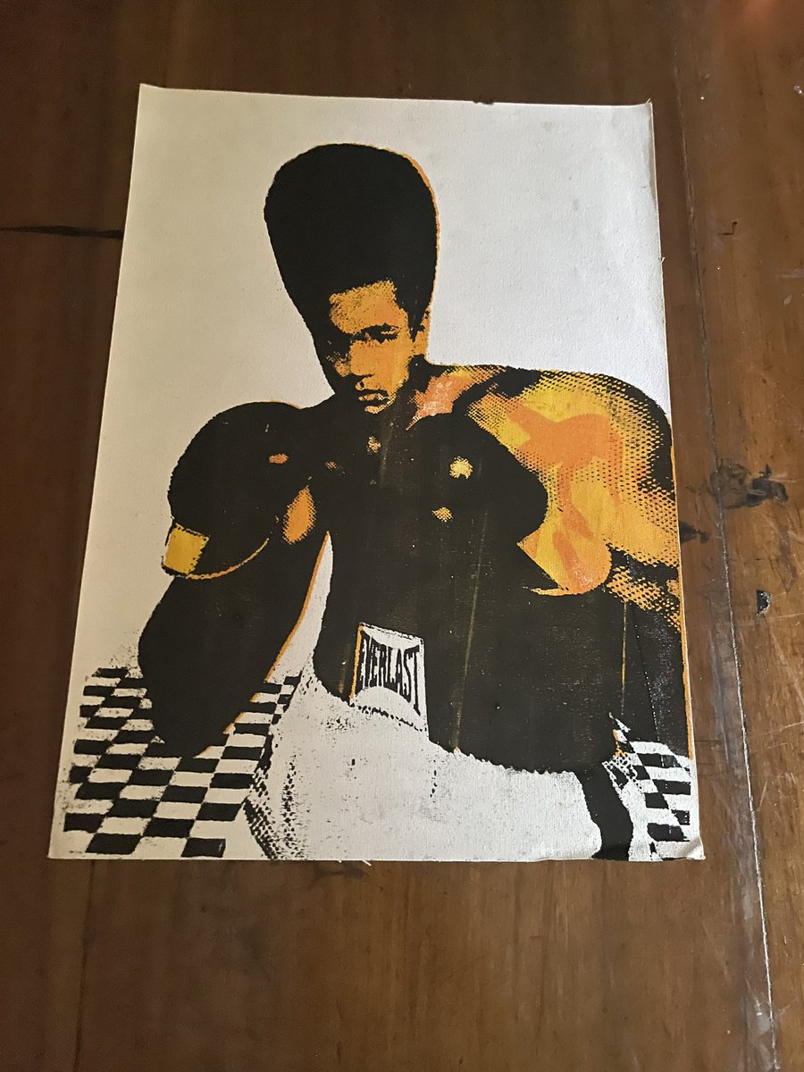 _Shillz's tweet photo. Screen printed on a canvas paper https://t.co/jUgp1Yaj9d