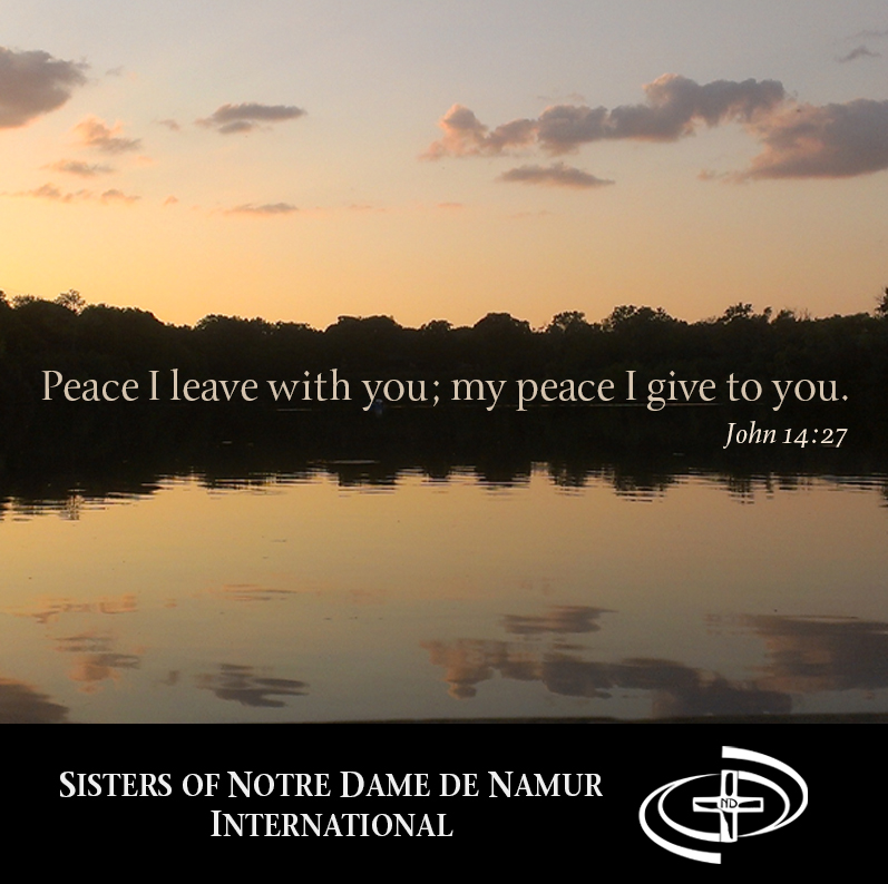 SNDdeN's tweet photo. April 30: "Peace I leave with you; my peace I give to you." -John 14:27 https://t.co/IQe9XpMv2F