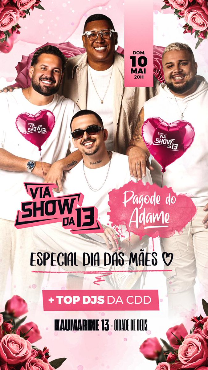 Bombou seu dia das mães é na <a href="/viashowda13ofc/">VIA SHOW DA 13 🇧🇷 ︈︈ ︈ ︈ ︈ ︈︈ ︈︈ ︈ ︈ ︈ ︈︈</a>  🇧🇷🥰🥰🥰🥰