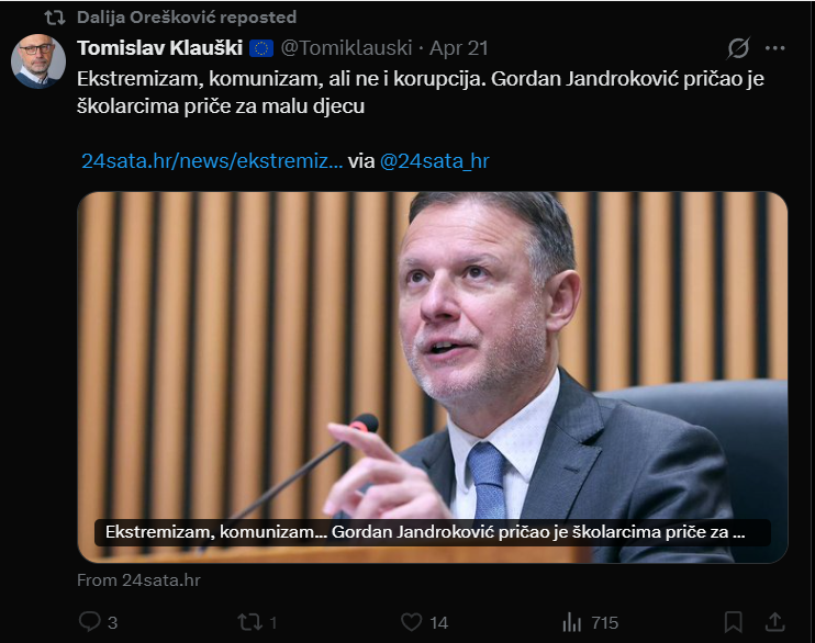 Korupcija je doktrina komunizma i socijalizma a HDZ korjene vuce od kuda???