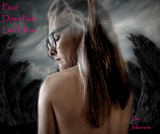shadowvectors's tweet photo. The Jokeress..Fear Does Not Live Here..Pictured: Pandora..Photo edit: Bryan Follins.. https://t.co/uTPIRZQ0Dh
