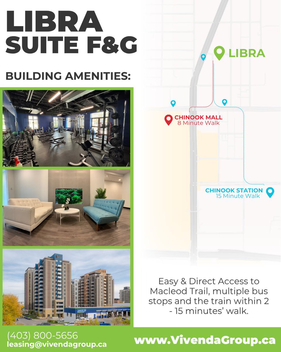 vivendagroup's tweet image. If you are looking for a spacious 1 bedroom apartment only a 10-minute drive away from downtown Calgary - this is the place for you!

This apartment is accessible, and contains a large bedroom and bathroom, with a barrier-free shower

#apartment #calgary #accessibleapartment