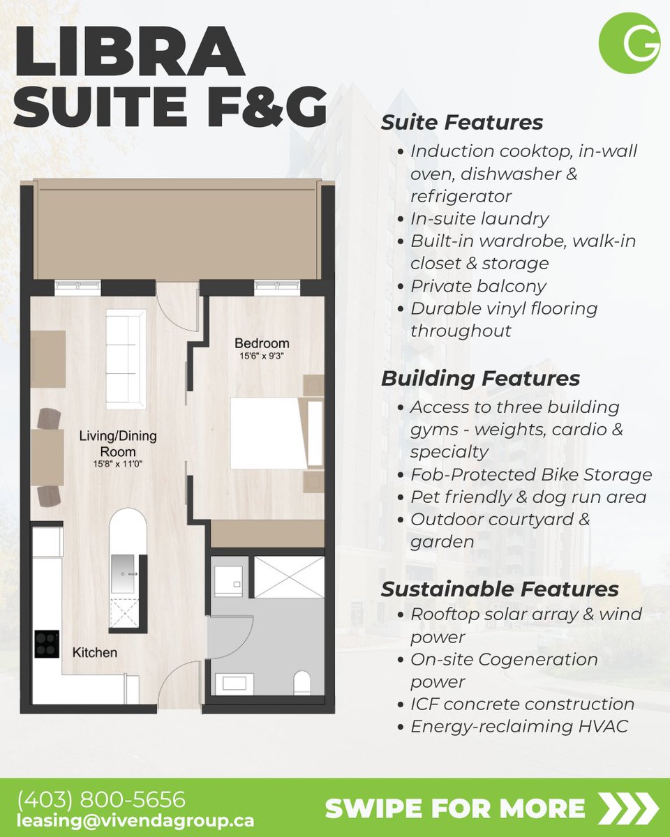 vivendagroup's tweet image. If you are looking for a spacious 1 bedroom apartment only a 10-minute drive away from downtown Calgary - this is the place for you!

This apartment is accessible, and contains a large bedroom and bathroom, with a barrier-free shower

#apartment #calgary #accessibleapartment