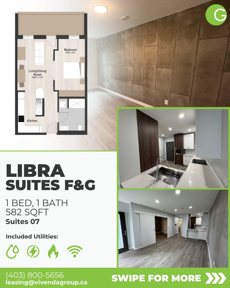 vivendagroup's tweet image. If you are looking for a spacious 1 bedroom apartment only a 10-minute drive away from downtown Calgary - this is the place for you!

This apartment is accessible, and contains a large bedroom and bathroom, with a barrier-free shower

#apartment #calgary #accessibleapartment