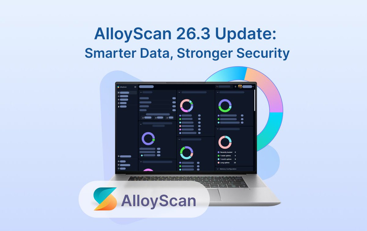AlloySoftware's tweet photo. 🚀 AlloyScan 26.3 is out!

Second release this month, bringing practical improvements to data handling, visibility, and usability.

✔️ Expanded Security Log with richer event coverage and severity levels
✔️ Native Excel (XLSX) export with preserved data types and conditional formatting
✔️ Field-to-field filtering to compare values across columns without exporting data
✔️ Support for collection fields (e.g. disks, adapters, users) directly in inventory views
✔️ Updated Quick Filter shortcut ("/") for faster navigation
✔️ Custom naming support for discovered SNMP devices

Plus: bug fixes and reliability improvements.

A solid update that makes working with inventory data more flexible, and troubleshooting more transparent.

For details, see Release Notes: https://t.co/hROxgrPGwv