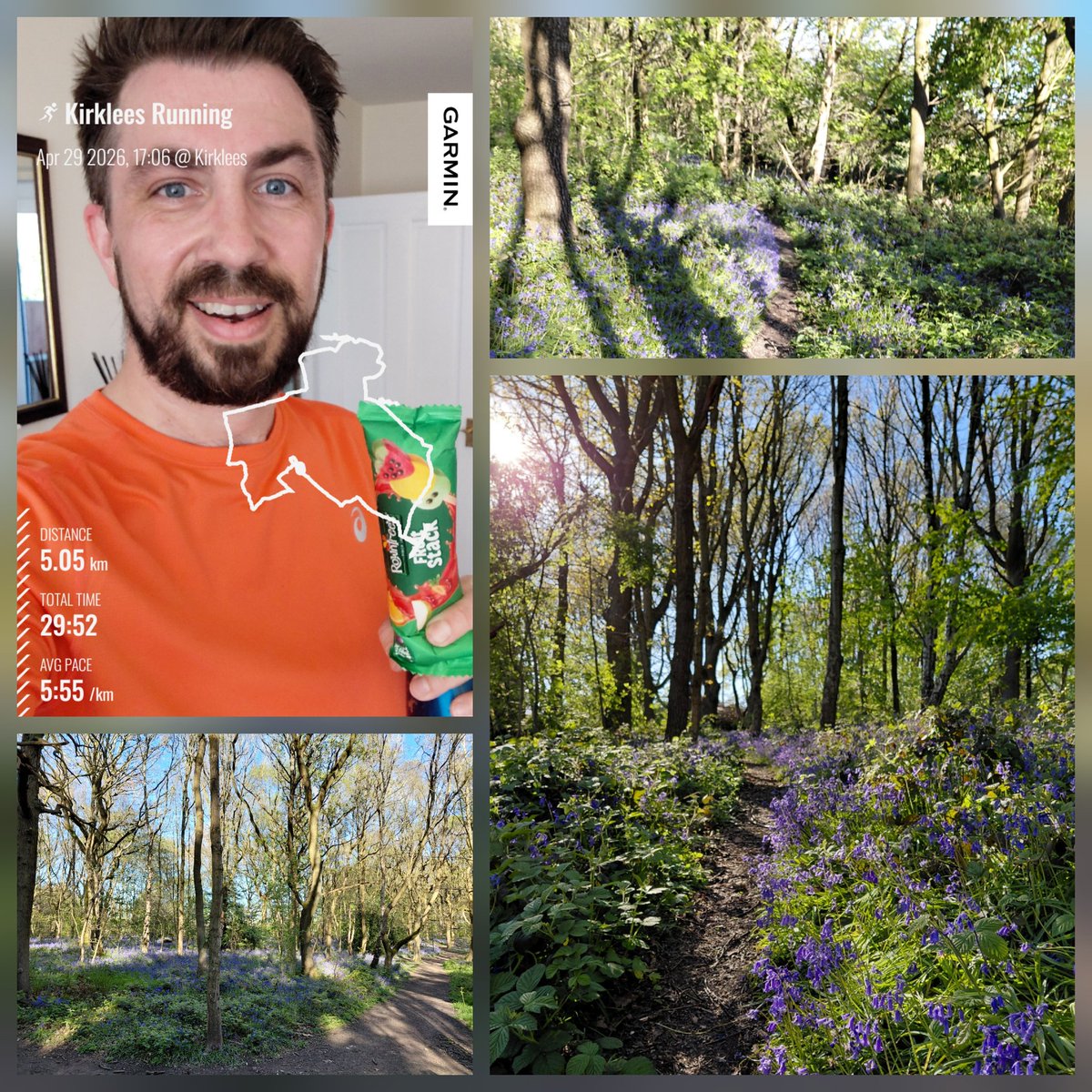 NeoJrs1983's tweet image. Beautiful spring evening for a #run in the woods. Love seeing the carpet of bluebells. Really enjoyed that. #running #runningman #ukrunchat