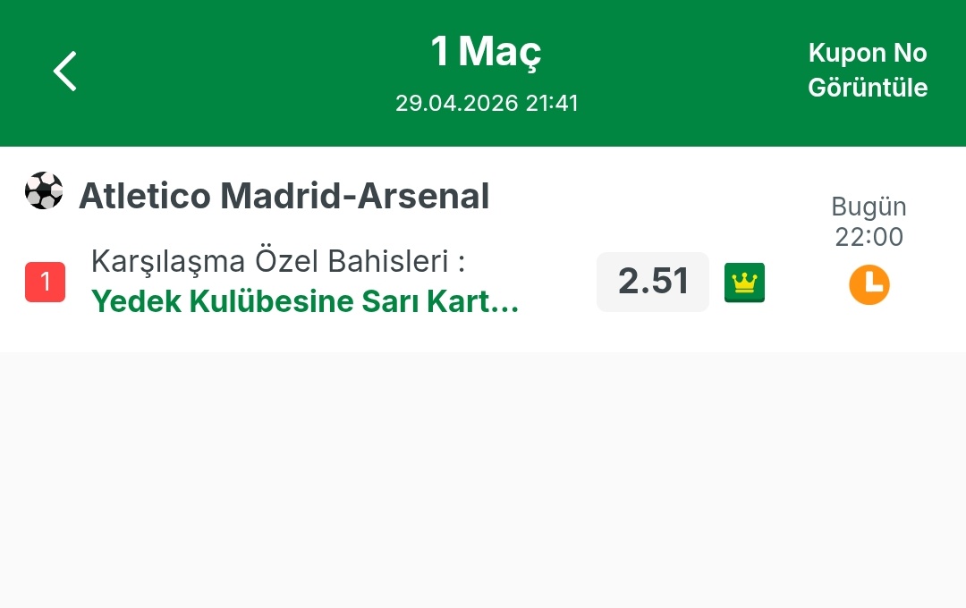 Haydi Simeone yap şovunu 🙏

#iddaa #Ucl