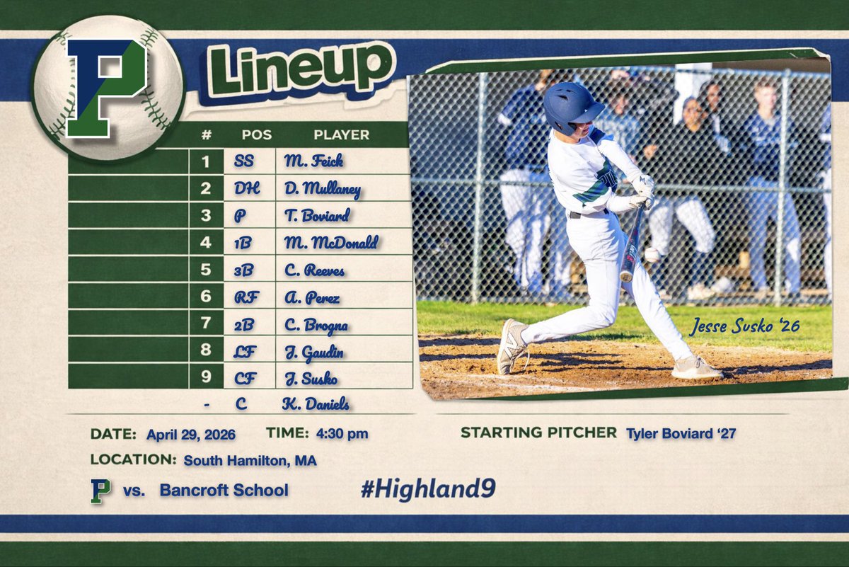 Pingree School Baseball tweet media