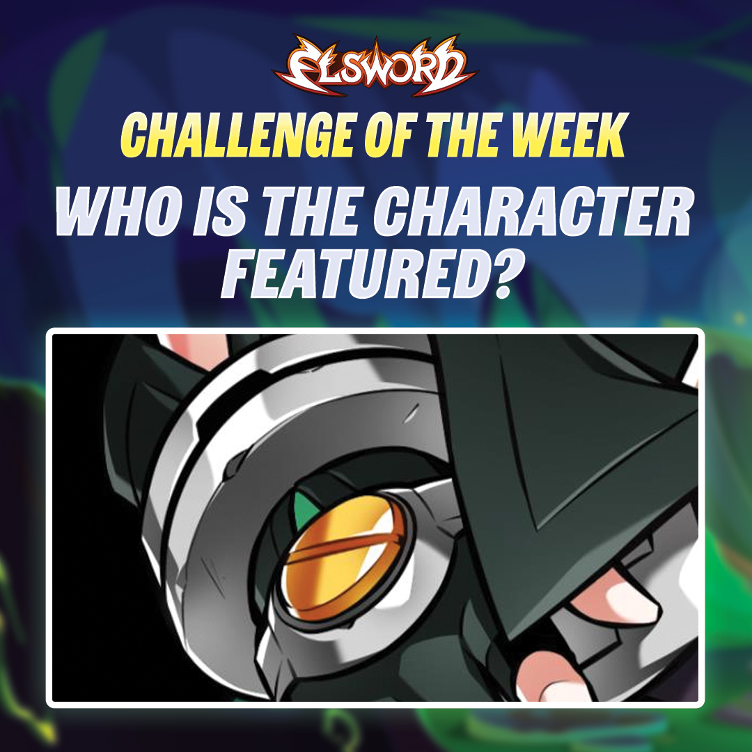 Elsword's tweet image. A hand-y dandy character is this week’s challenge, but can you name who it is?

#Elsword #Challenge