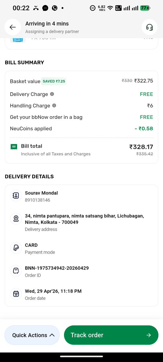 Souravirat98's tweet image. @bigbasket_com @TataCompanies 
2 hours gone but not received till now. Please close your Service or Sell yourself To #Flipkart
Or #Blinkit .
#modi 
#tata 
#bigbasket 
#swiggy