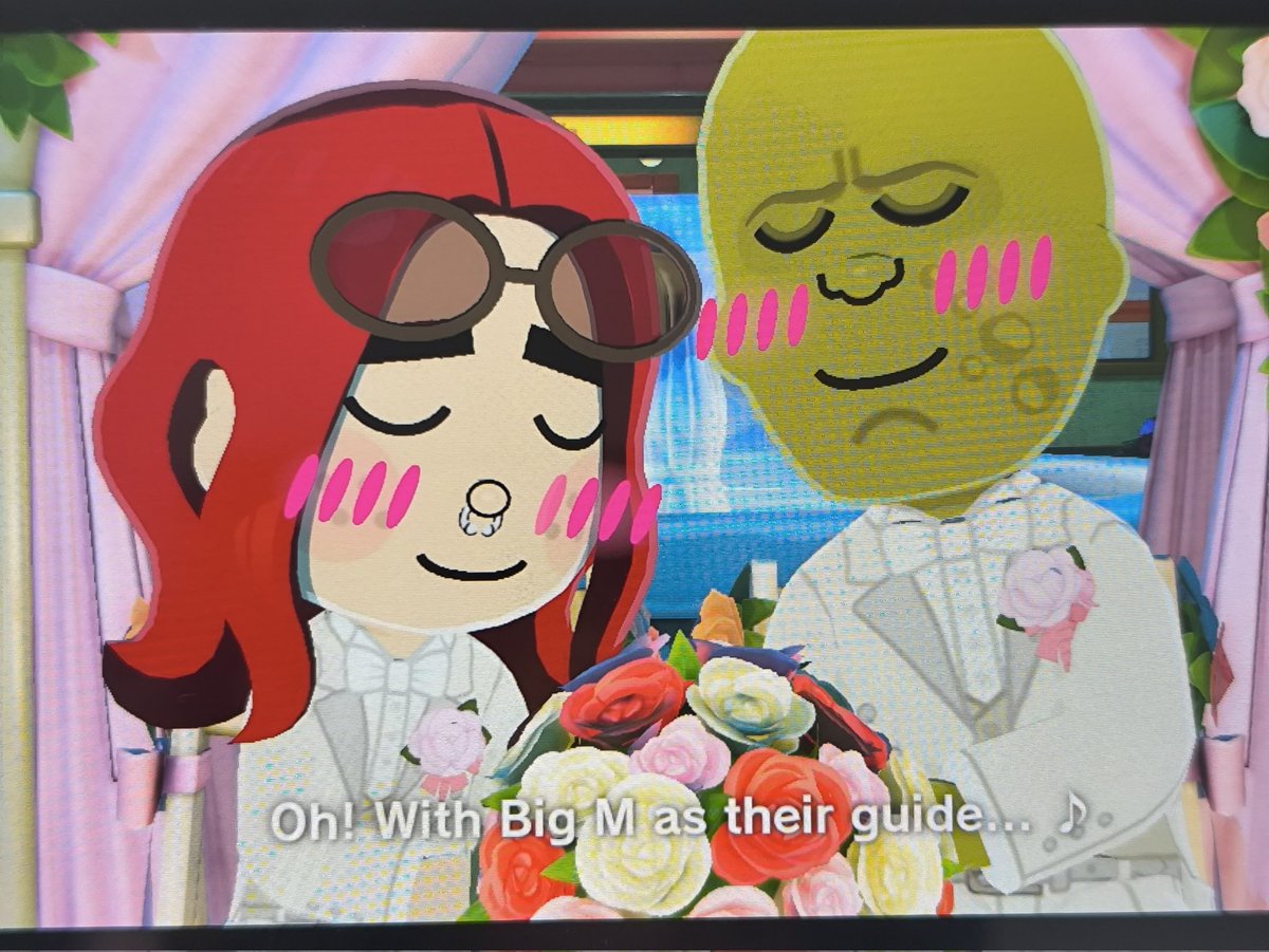 mutiemeep's tweet photo. Oh yeah my selfship miis got married #Yuss https://t.co/3tIPbSHzVt
