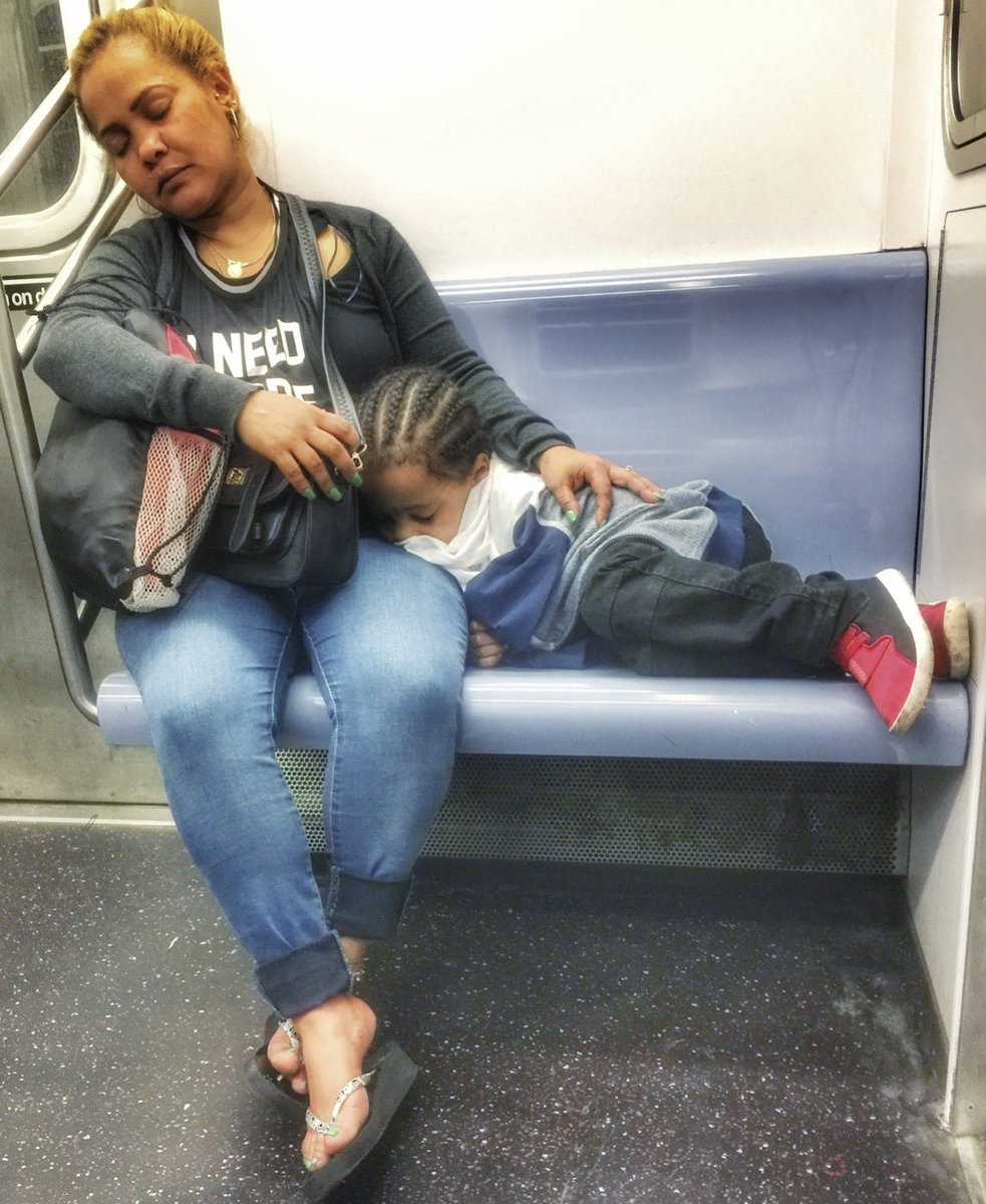 amanofcolours's tweet image. “Strangers: Day 4”
Some of the best opportunities for photographers can be found on the NYC subway.  I just love how this mother and child pose worked out so perfectly.
#mother #child #subway #amanofcolours #amocphotography