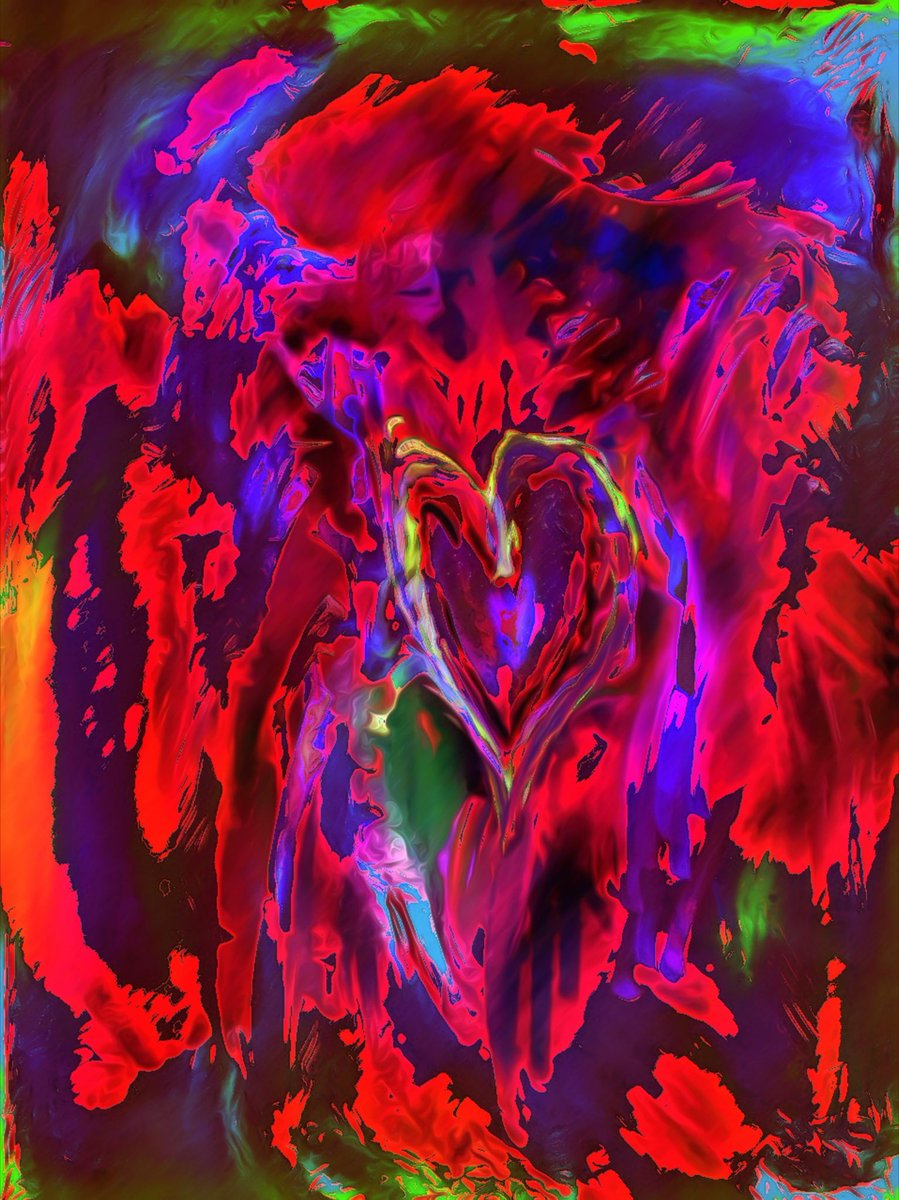 TheHolyGhostOfG's tweet image. A Heartless Splatter 
18x24 Giclee Canvas Print
$350
Dm To Purchase
#Art #GlitchArt #FineArt