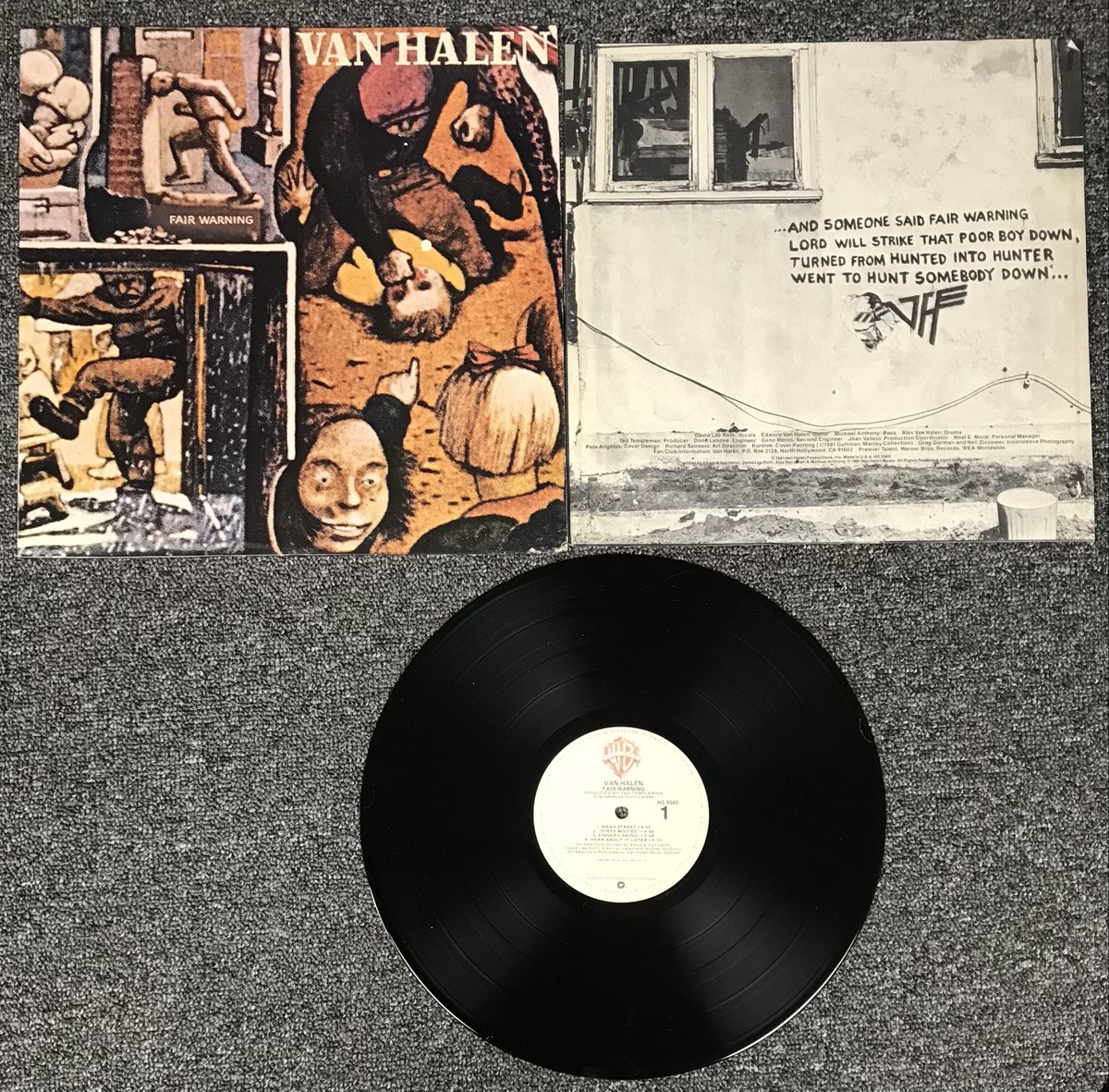 1023WBAB's tweet image. Today in 1981 @VanHalen released their album #FairWarning What is your favorite track off the album? - @JoeRockWBAB #Rock #Classic Rock #VanHalen #Vinyl #RockOnRock #TodayInRock #WBAB