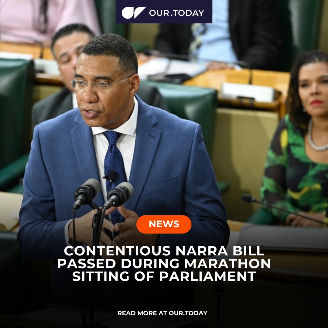 Our_Today_News's tweet image. Contentious NaRRA bill passed during marathon sitting of parliament

Read our story :
our.today/contentious-na…

Photo: JIS

Follow us:⁠
FB: facebook.com/our.today.news⁠
YouTube: OurToday⁠
X: Our_Today_News⁠
IG: @our.today⁠
TikTok: @ourtodaynews

#OTNews #JAM